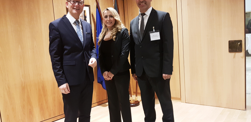 Besuch Landtag NRW – André Kuper & Ellen Celik & Johann Roumee